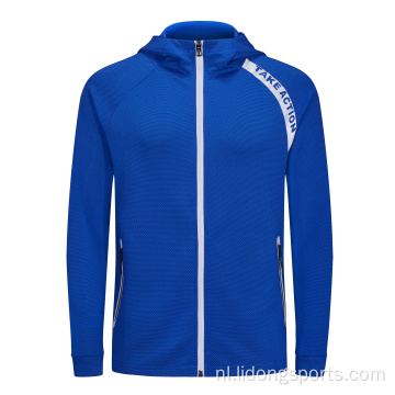 modieuze unisex mannen dames hoodie sport workout jas